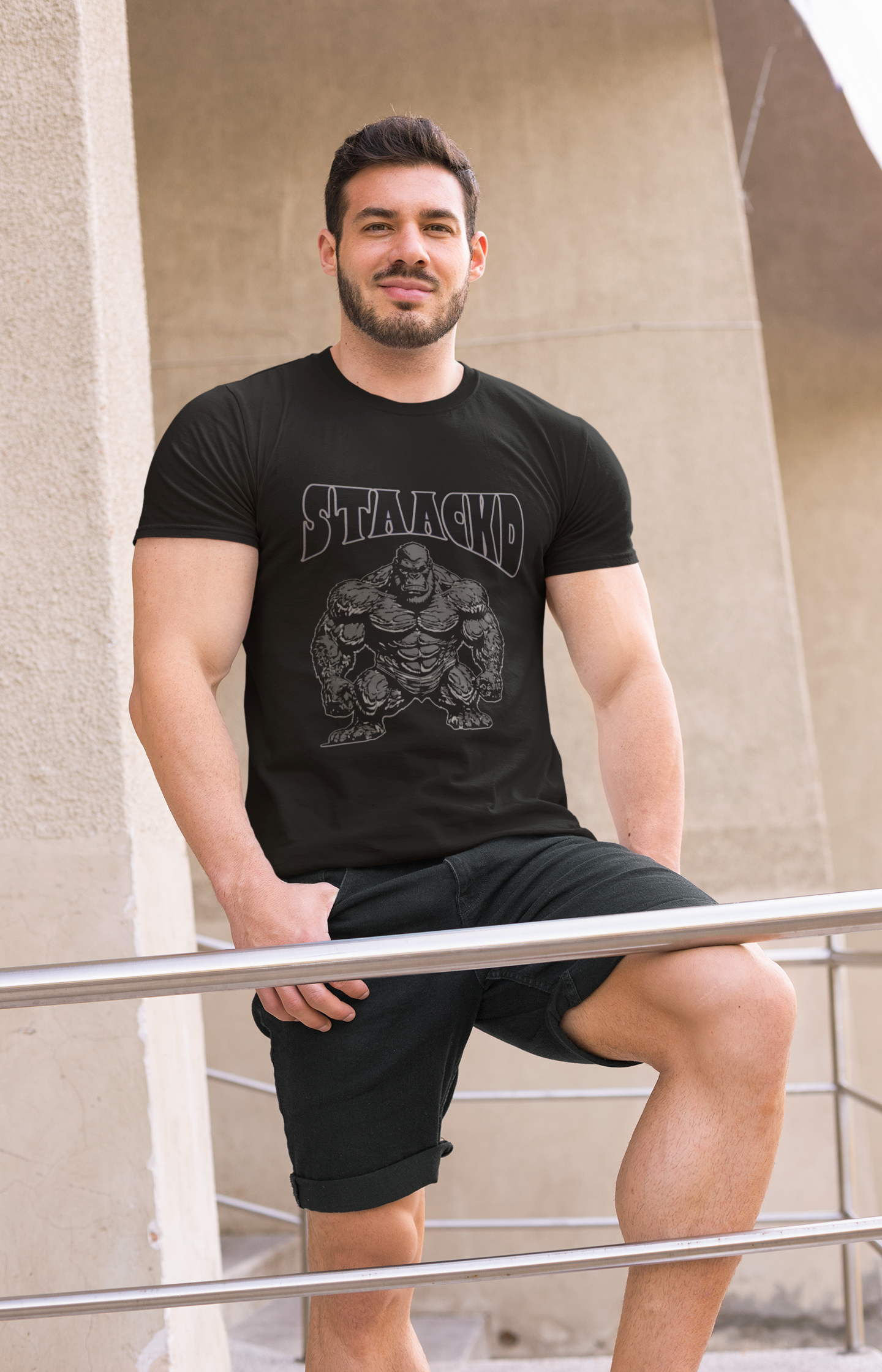 Gorilla Gym Tee Shirt - Staackd Design