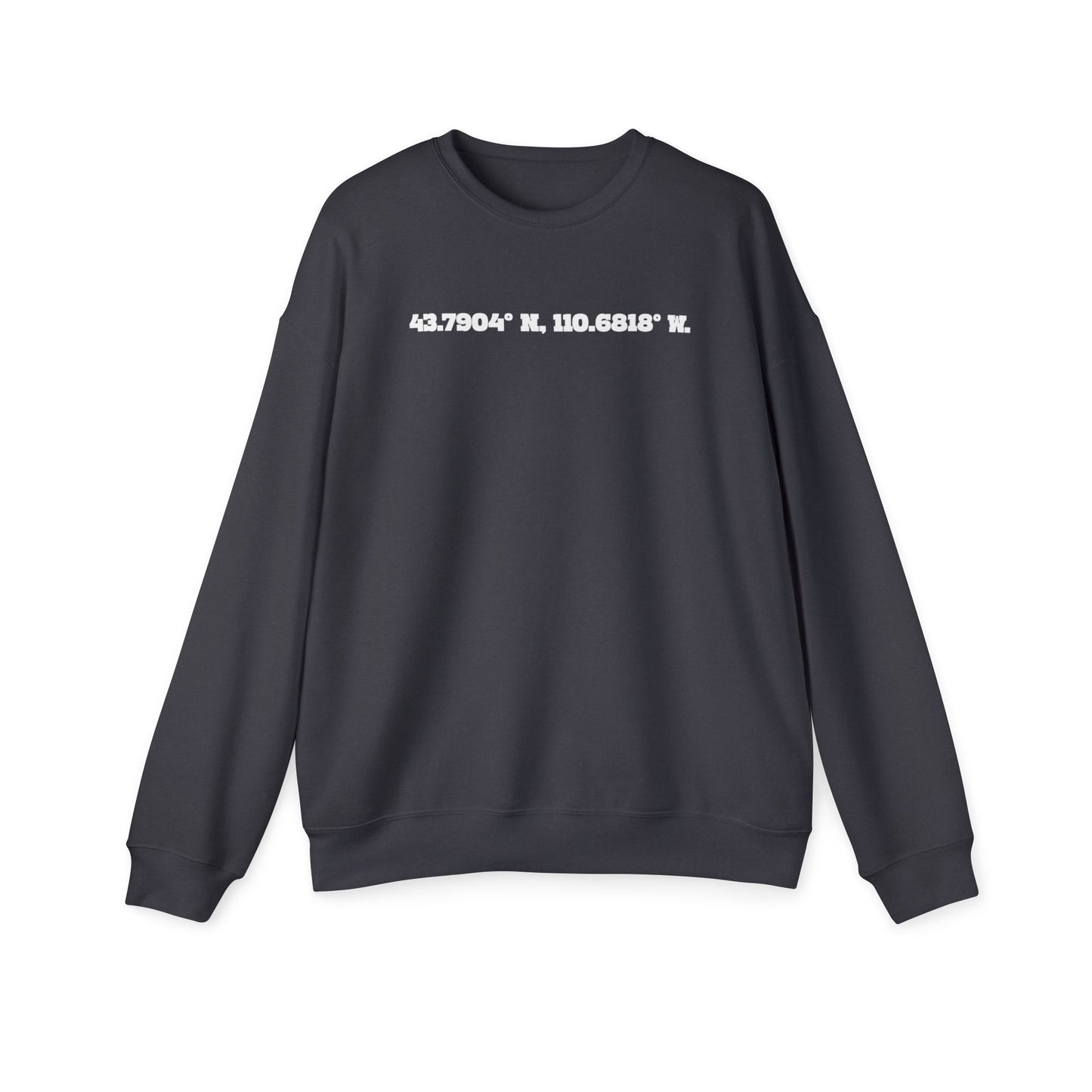 Grand Teton National Park Sweatshirt — Coordinates & Bold Logo Crewneck