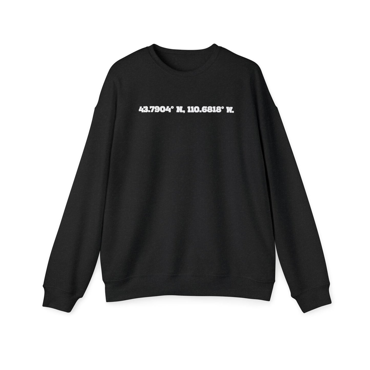Grand Teton National Park Sweatshirt — Coordinates & Bold Logo Crewneck